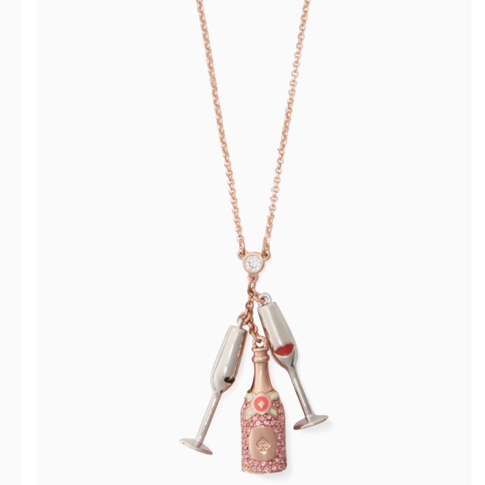 Kate Spade Make Magic Champagne Cluster Necklace - Picture 8 of 8